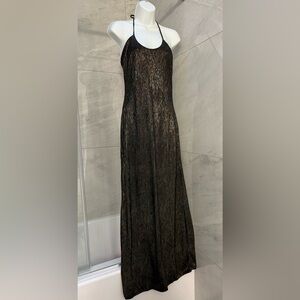 House of Harlow 1960 x Revolve Metallic Halter Maxi Dress – NWT – Size S